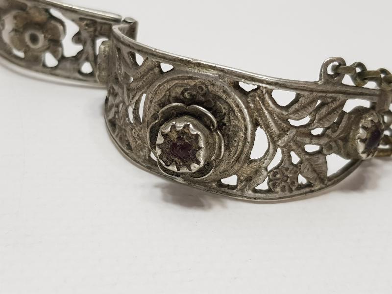 OSMANLI DÖNEMİ ERMENİ İŞİ GÜMÜŞ BİLEZİK