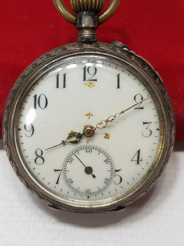 OSMANLI DÖNEMİ GÜMÜŞ CEP SAATİ 