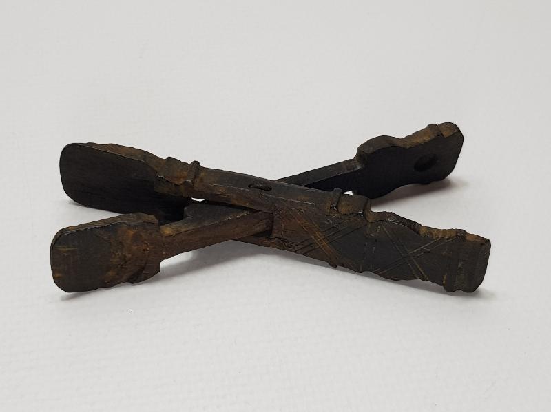 OSMANLI DÖNEMİ NADİR FORMDA AHŞAP KUYUMCU TERAZİSİ 