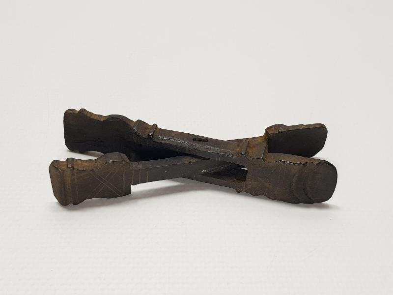 OSMANLI DÖNEMİ NADİR FORMDA AHŞAP KUYUMCU TERAZİSİ 