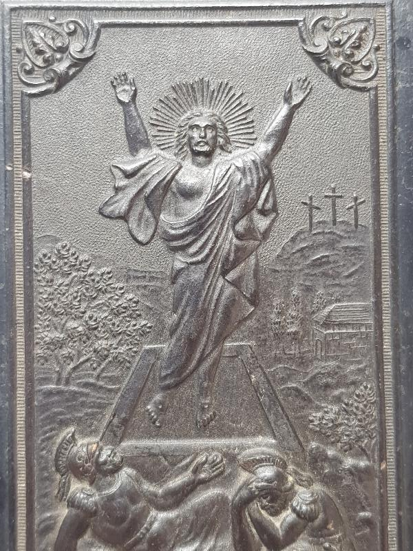 OSMANLI DÖNEMİ PELESENK AĞACINDAN YAPILMIŞ ÇOK NADİR HAZRETİ İSA İKONA