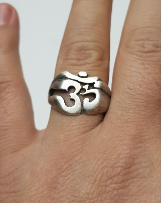 TACI OSMANLICA YAZILI GÜMÜŞ ERKEK YÜZÜĞÜ