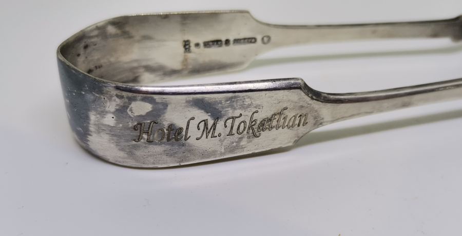 TOKATLIYAN OTELİNE AİT ÜSTÜ YAZILI NADİR BUZ MAŞASI