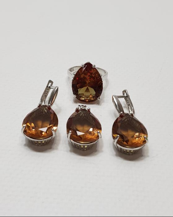 ZULTANİT TAŞLI GÜMÜŞ TAKI SETİ