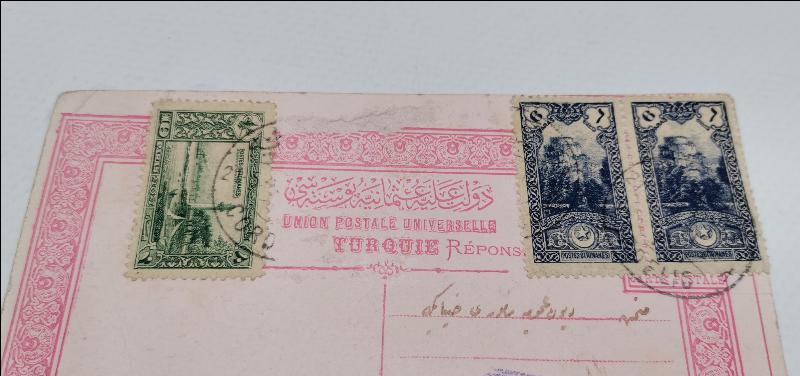 1. DÜNYA SAVAŞI 1915 TARİHLİ İZMİR SANSÜR HEYETİ DAMGALI NADİR ANTİYE KARTPOSTAL