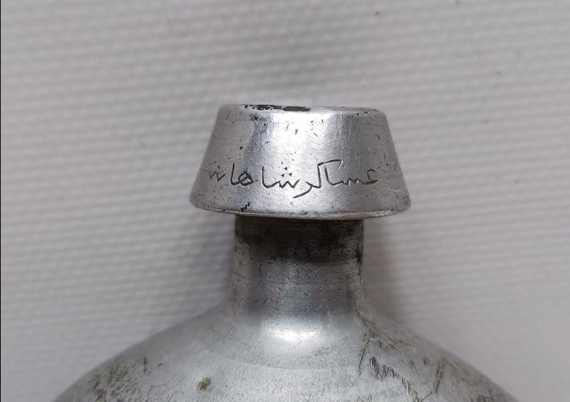 1. DÜNYA SAVAŞI DÖNEMİ ASAKİRİ ŞAHANE YAZILI NADİR FORMDA OSMANLI ASKER MATARASI