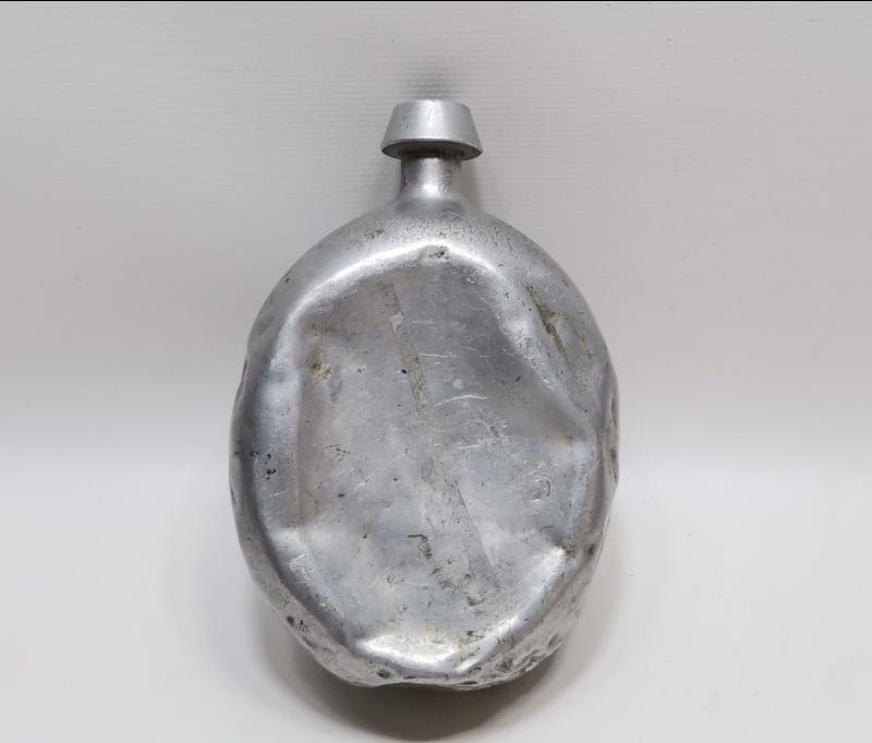 1. DÜNYA SAVAŞI DÖNEMİ ASAKİRİ ŞAHANE YAZILI NADİR FORMDA OSMANLI ASKER MATARASI