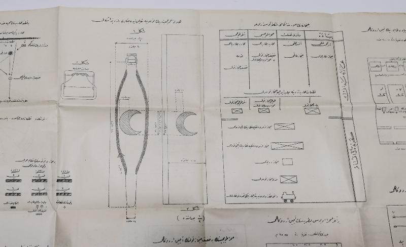 1. DÜNYA SAVAŞI DÖNEMİ ÇOK NADİR HİLALİ AHMER LEVHA