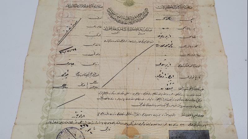 1. DÜNYA SAVAŞI DÖNEMİ OSMANLI TOPÇU SEFERBERLİK TEZKERESİ