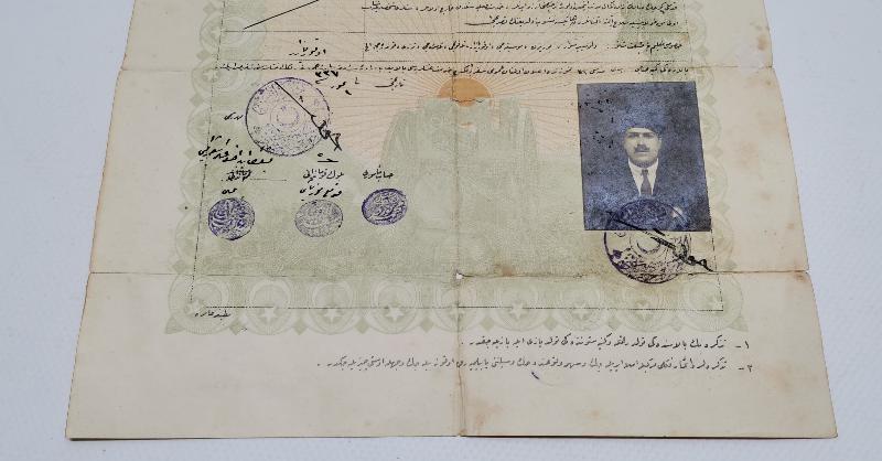 1. DÜNYA SAVAŞI DÖNEMİ OSMANLI TOPÇU SEFERBERLİK TEZKERESİ