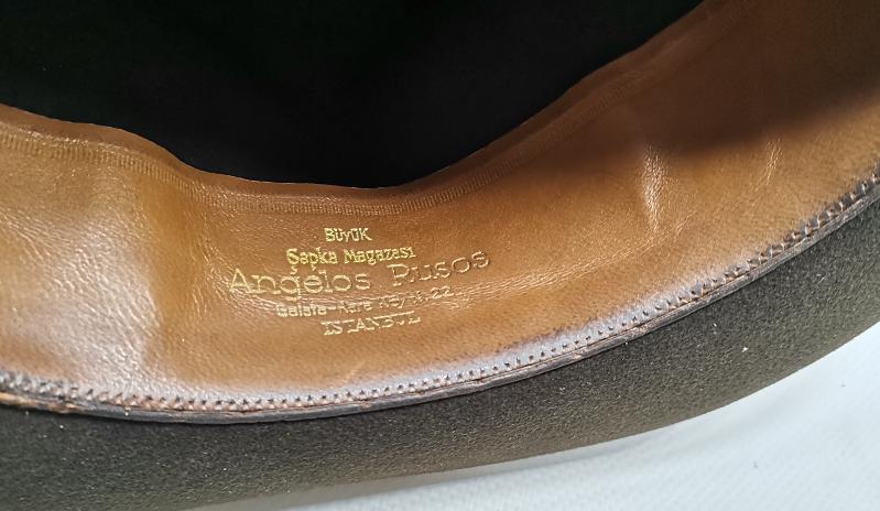 1930'LAR GALATA BÜYÜK ŞAPKA MAĞAZASI ANGELOS RUSOS'TAN BORSALİNO MELON ŞAPKA