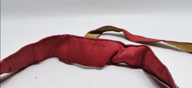 1930'LARDAN ALTIN SIRMA İŞLEMELİ SUBAY KEMERİ