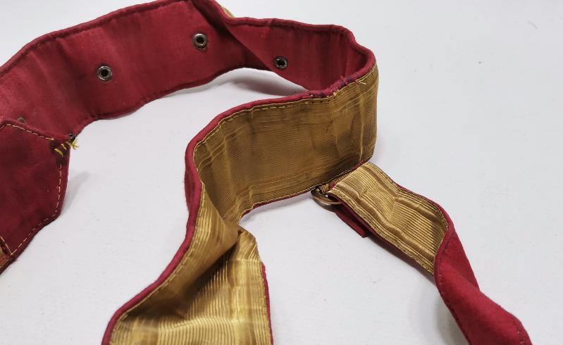 1930'LARDAN ALTIN SIRMA İŞLEMELİ SUBAY KEMERİ