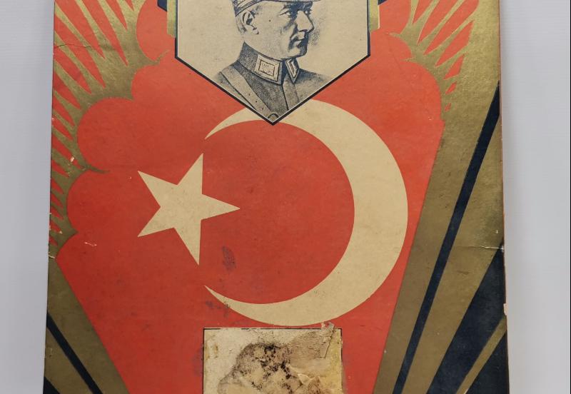 1930'LARDAN ATATÜRK RESİMLİ UMUM MÜTEKAİDİNİ ASKERİYE CEMİYETİ TAKVİM ALTLIĞI 