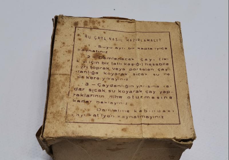 1930'LARDAN ÇAY KUTUSU