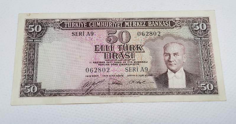 5. EMİSYON 1. TERTİP 50 LİRA