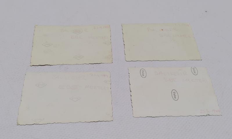 BALIKESİR KÖY EBE MEKTEBİ 1944 TARİHLİ 4 ADET FOTOĞRAF