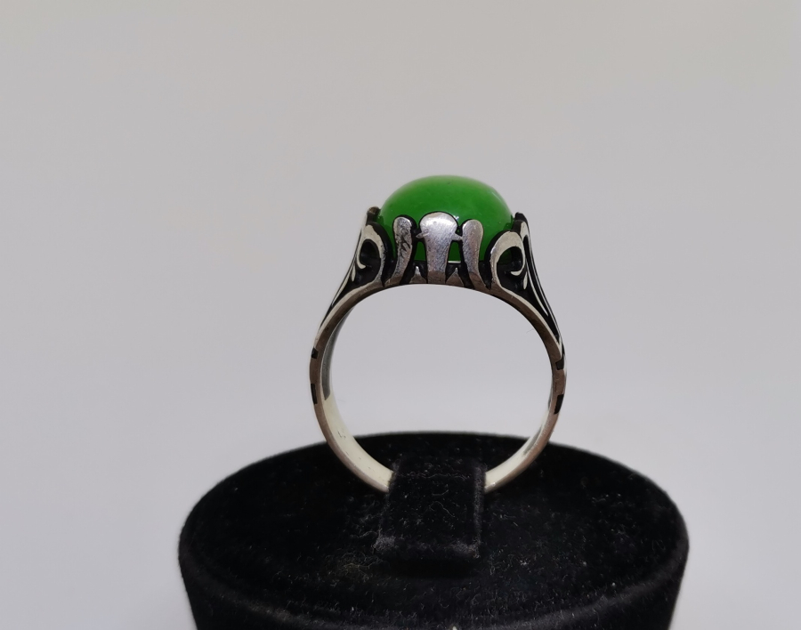 DOĞAL TAŞLI GÜMÜŞ YÜZÜK