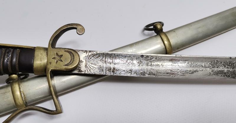 ERMENİ USTA VAHRAM TADJIRIAN YAPIMI OSMANLI SUBAY KILICI