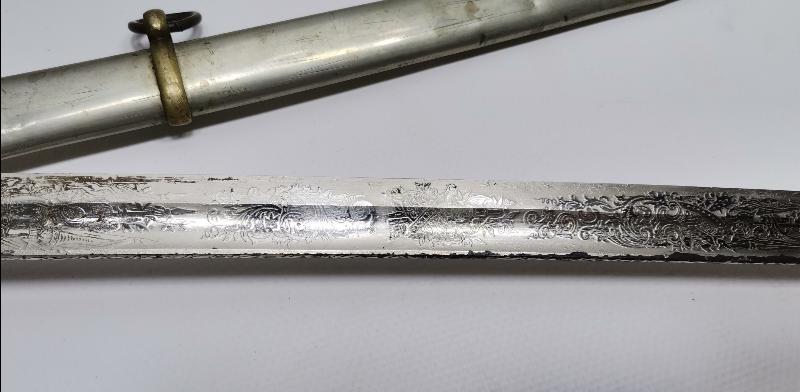 ERMENİ USTA VAHRAM TADJIRIAN YAPIMI OSMANLI SUBAY KILICI