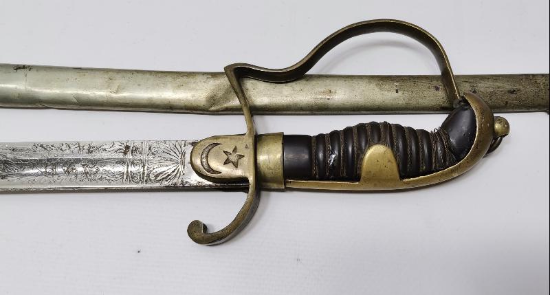 ERMENİ USTA VAHRAM TADJIRIAN YAPIMI OSMANLI SUBAY KILICI