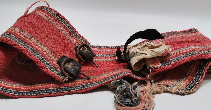 İÇİNDE GİZLİ KESESİ BULUNAN OSMANLI DÖNEMİ DERVİŞ KEMERİ