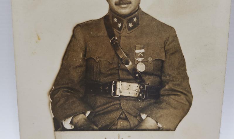 İSTİKLAL MADALYALI KALPAKLI GENERAL İSMET İNÖNÜ FOTOĞRAFI 
