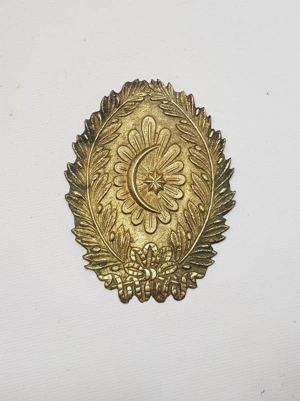 OSMANLI DÖNEMİ AY YILDIZLI BRONZ ASKERİ ARMA