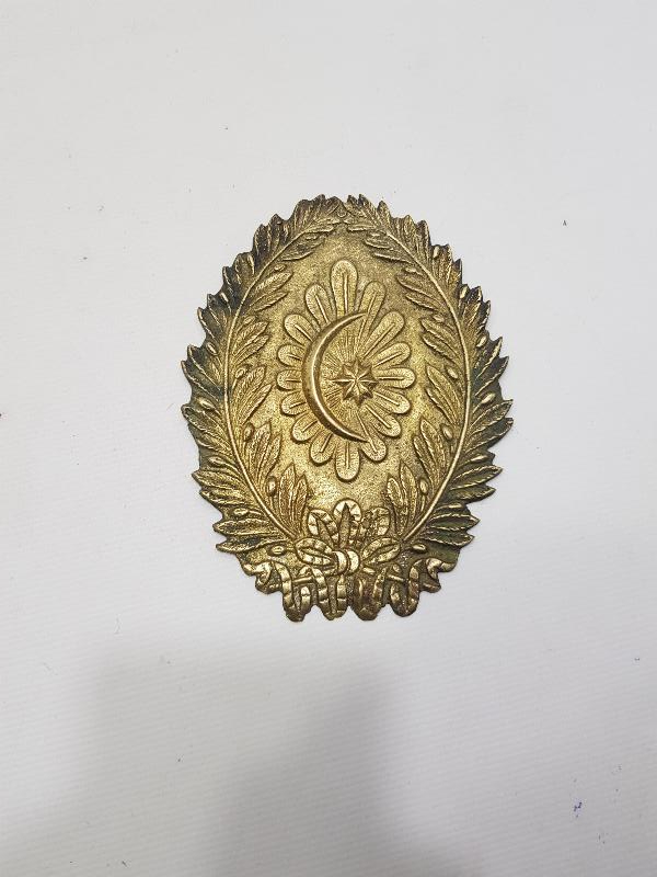 OSMANLI DÖNEMİ AY YILDIZLI BRONZ ASKERİ ARMA