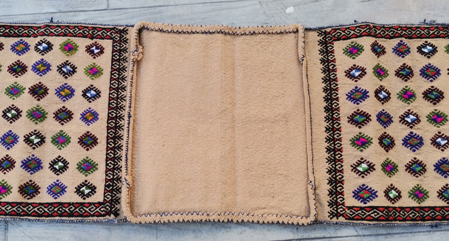 OSMANLI DÖNEMİ ÇİFTLİ ÇOBAN AZIK HEYBESİ