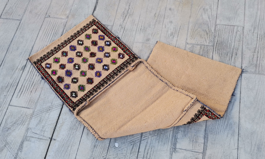 OSMANLI DÖNEMİ ÇİFTLİ ÇOBAN AZIK HEYBESİ