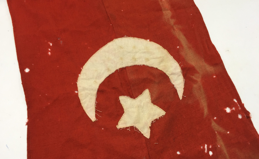 OSMANLI DÖNEMİ ÇOK NADİR BAYRAK