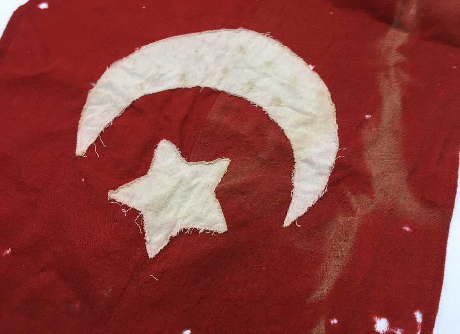 OSMANLI DÖNEMİ ÇOK NADİR BAYRAK