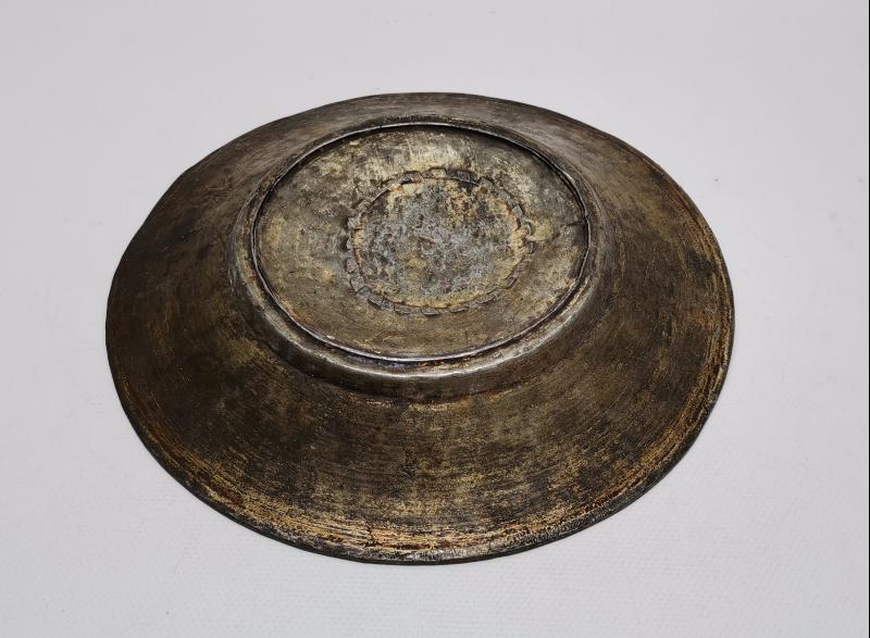 OSMANLI DÖNEMİ KENARLARI İŞLEMELİ NADİR FORMDA BAKIR LENGER