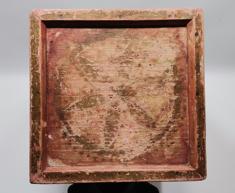 OSMANLI DÖNEMİ KÖK BOYALI EDİRNEKARİ KAHVECİ MASASI