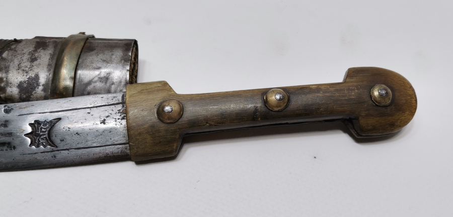 OSMANLI DÖNEMİ NADİR FORMDA USTA DAMGALI KUŞAK KAMASI