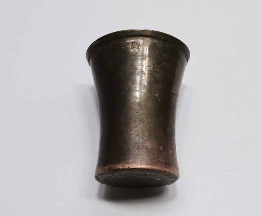 OSMANLI DÖNEMİ SÜLEYMANİYE DAMGALI NADİR FORMDA ŞERBET BARDAĞI