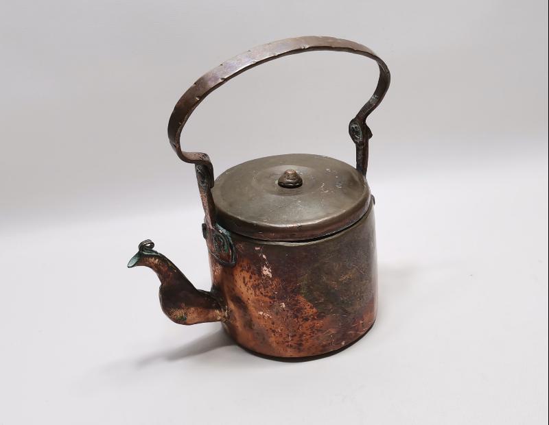 OSMANLICA YAZILI BAKIR ÇAYDANLIK 