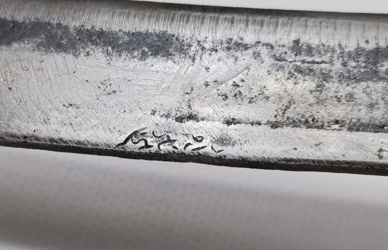 OSMANLICA YAZILI YATAĞAN KILIÇ