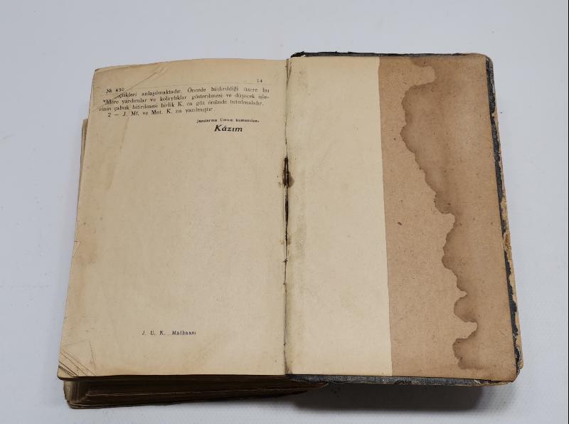 1933-1934 TARİHLİ CİLTLENMİŞ JANDARMA MECMUASI