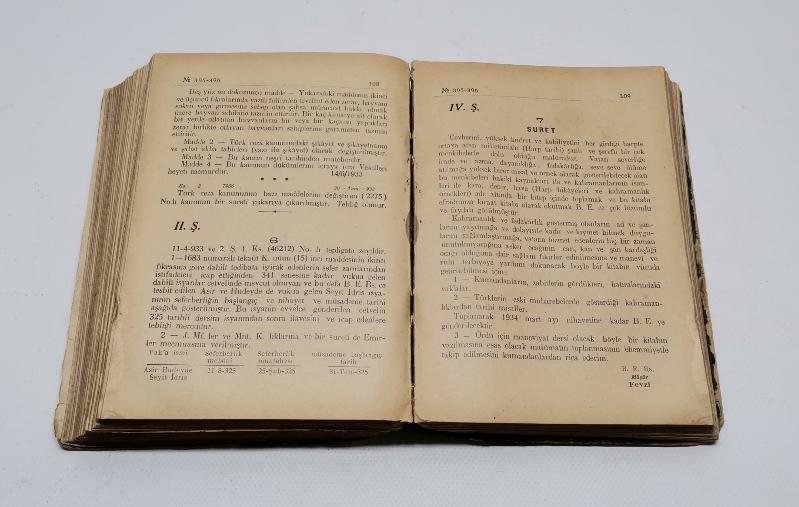 1933-1934 TARİHLİ CİLTLENMİŞ JANDARMA MECMUASI