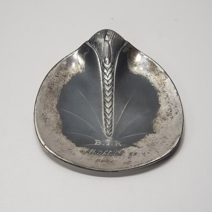 1941 TARİHLİ MODA SPOR KULÜBÜ GÜMÜŞ KAPLAMA SPOR MADALYA PLAKETİ 