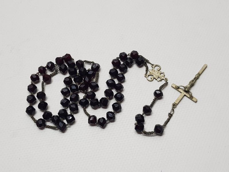 ANTİKA LAL TAŞI PAPAZ TESPİHİ