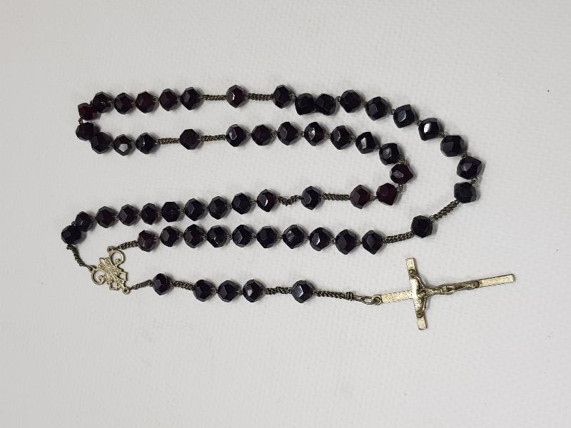 ANTİKA LAL TAŞI PAPAZ TESPİHİ