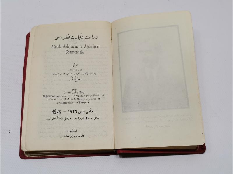 ATATÜRK GÖRSELLİ OSMANLICA KİTAP: 1926 ZİRAAT VE TİCARET MUHTIRASI