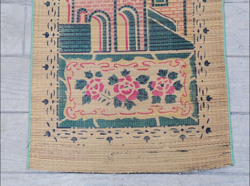 AY YILDIZLI VE CAMİ GÖRSELLİ HASIR SECCADE