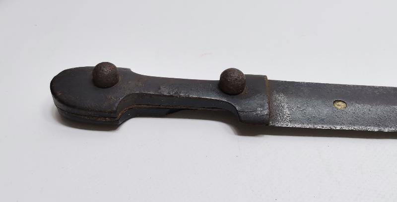 OSMANLI DÖNEMİ ALTIN ÇAKMA USTA DAMGALI KALLAVİ BOY ÇERKEZ KAMASI