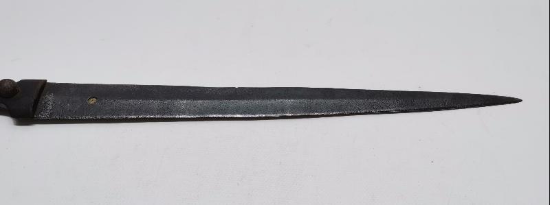 OSMANLI DÖNEMİ ALTIN ÇAKMA USTA DAMGALI KALLAVİ BOY ÇERKEZ KAMASI