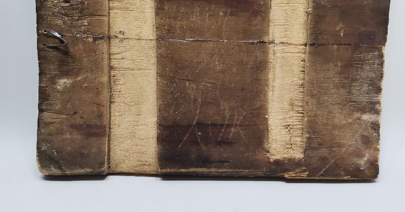 OSMANLI DÖNEMİ RUM İŞİ ÇOK FARKLI FORMDA EL BOYAMA İKONA