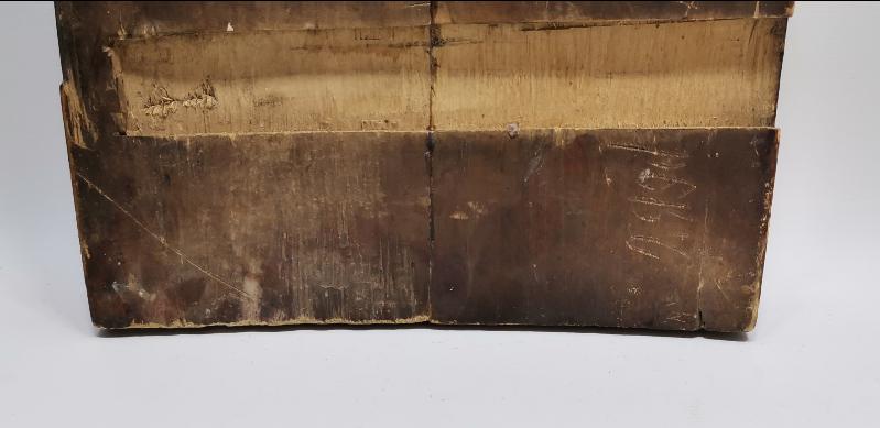 OSMANLI DÖNEMİ RUM İŞİ ÇOK FARKLI FORMDA EL BOYAMA İKONA